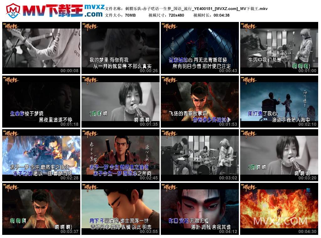 刺猬乐队-赤子呓语一生梦_国语_流行_YE400151